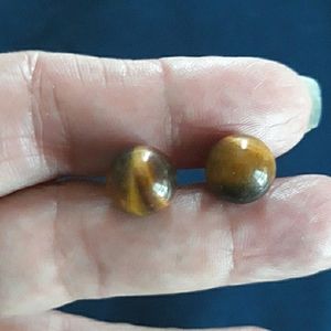 tiger eye earrings